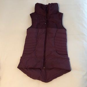 Lululemon Plum Fluffin’ Awesome Vest